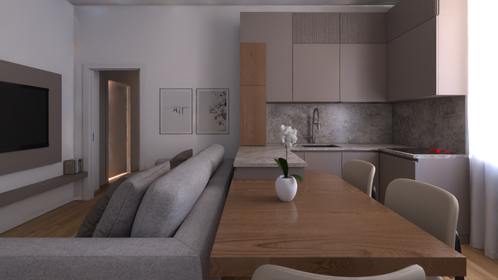 appartamento trilocale completamente ristrutturato a nuovo in vendita a Livorno zona Porto