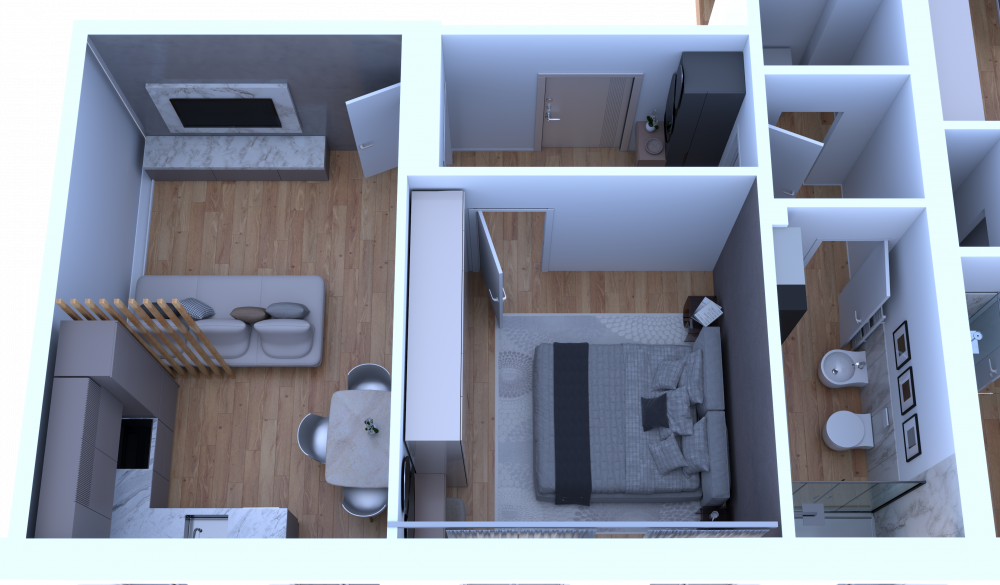 appartamento Bilocale completamento ristrutturato a nuovo in vendita a Livorno zona Porto