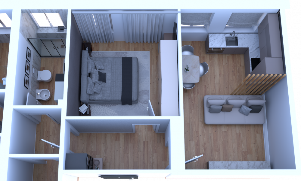 appartamento Bilocale completamento ristrutturato a nuovo in vendita a Livorno zona Porto