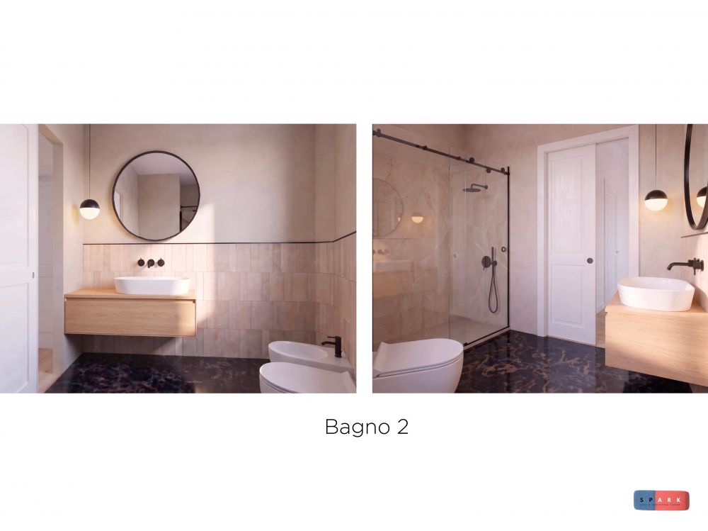 appartamento ampio e luminoso con 3 camera in vendita a Livorno Piazza della Vittoria Magenta completamente ristrutturato