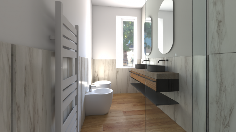 appartamento trilocale completamente ristrutturato a nuovo in vendita a Livorno zona Porto