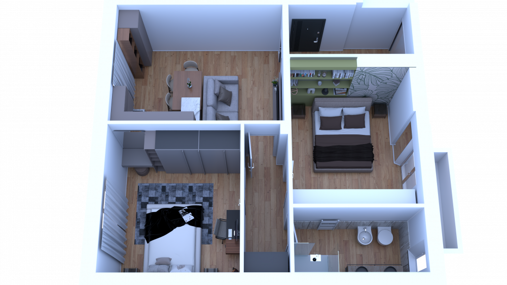 appartamento trilocale completamente ristrutturato a nuovo in vendita a Livorno zona Porto